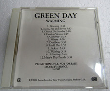 Green Day- Warning- Cd (promo) 2000 Advance Rare picture