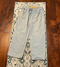 JNCO Men’s Blue Wide-Leg Jeans Cotton Blend Regular Size 2XL Pre-Owned picture