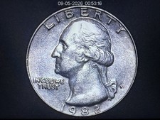 1982 P Washington Quarter Error Filled P DDO & Rim Errors Very Rare  picture