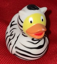 Vintage Zebra Rubber Duck. Rare Hard to Find Item (no Hype). Small 2” Ducky. picture