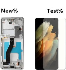 OEM For Samsung Galaxy S21 Ultra LCD Display Touch screen Digitiger Frame New US picture