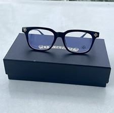 Chrome Hearts 2273 Black Full Rim Eyeglasses Frames Plastic/Metal 53-18-138 picture