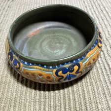 Antique PZH Gouda MASSA Bowl Holland c1910-17 Hand Painted Art Pottery 6