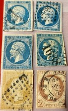 French classic period imperforate stamps (1853-1876) picture