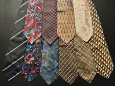 Vintage EUC Lot 10 Ties Made In Italy Designer Tie Lot Brioni Stefano Ricci Saks picture