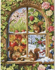 Counted Cross Stitch Kit 31.5”*23.6” picture