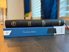 Holman CSB Christian Standard Bible Thinline Bible Genuine Leather Black picture