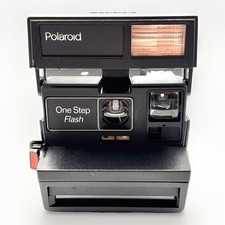Vintage Polaroid OneStep Flash 600 Instant Film Camera Tested Working w/ Strap picture