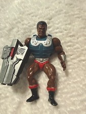 Vintage 1987 MOTU Clamp Champ He-Man Figure w/ Original Working Clamp Mattel picture