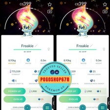 Pokémon Go - Shiny Froakie Mega Evolvution Background ✨ Trade or P T C picture