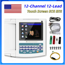 ECG1200G  12-Channel 12-Lead Touch Screen ECG EKG Free PC Analysis Software picture