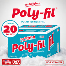 Poly-Fil Polyester Fiberfill Stuffing, 20lb Box, Bulk, by Fairfield NEW picture