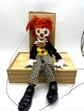 Vintage Pelham Puppets “Bimbo the Clown” Marionette – Made in England – Original picture