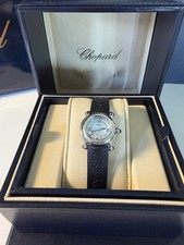 Chopard Happy Sport 27/8245-23 Fish Diamonds Mother Of Pearl Quartz Womens Watch picture