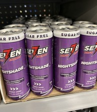 3 Pack Seven Brew Energy 7Brew Canned Nightshade Sugar Free Drink 12oz picture