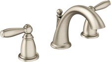 Moen TV6620BN Brantford Two-Handle High Arc Bathroom Sink Faucet Brushed Nickel picture