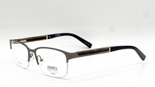 NEW JONES NEW YORK VJOM375 GUNMETAL AUTHENTIC EYEGLASSES 53-17 picture