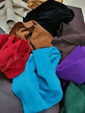 ELW 2-4 oz (1.2-1.8mm) Scrap Suede Leather Cowhide picture