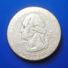 RARE 2001-P Vermont State Quarter MAJOR MINT ERROR - Rolled Thin Planchet - 5.3g picture