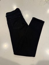 AG The Farrah Skinny Jeans Size 29R Black High-Rise picture