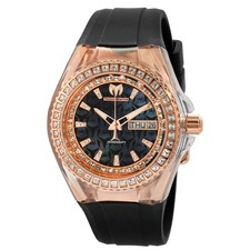 Technomarine Cruise Quartz Crystal Black Dial Ladies Watch TM-121176 picture