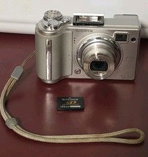 Fujifilm FinePix E510 Silver Digital Camera 5.2MP 3.2x Zoom W/ Memory Card picture