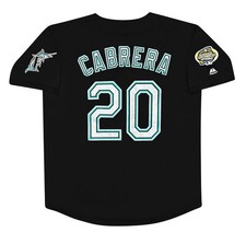 Miguel Cabrera 2003 Florida Marlins Alternate Black Men's World Series Jersey picture