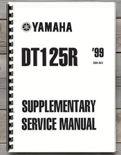 yamaha DT125R Supplementary Service Manual Comb Bound picture