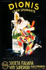 Dionis Gran Spumante Vintage Italian Wine Poster - 1920s 24x36” picture