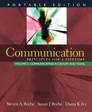Communication: Principles for a Lifetime, Portable Edition -- Volume - VERY GOOD picture