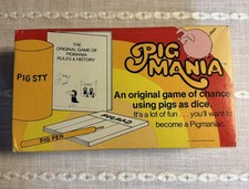 1977 VINTAGE PIGMANIA GAME David Moffat ORIGINAL JAR AND PIGS Complete  picture