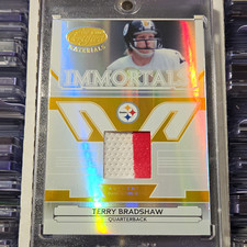 Donruss Playoff 2006 Leaf Certified Immortals Terry Bradshaw Steelers #240/25 picture