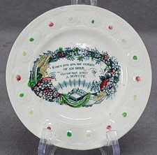 British Staffordshire Since You Are Not Certain Of An Hour Child's Plate picture