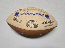 Vintage 1983 / 1984 San Diego Chargers Team Signed Football - Dan Fouts etc picture