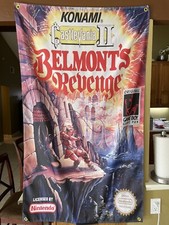 Castlevania II Belmont's Revenge Nintendo Game Boy Boxart 5' Flag Poster 1991 picture
