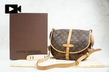 [Rank AB] LOUIS VUITTON Saumur 30 Monogram Shoulder Bag M42256 Canvas w/ Box picture