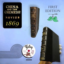 Antique 1869 First Edition China & Chinese Nevius Bible Missionary Leather USA picture