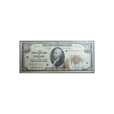 1929 $10 Very Good Raw Cleveland FRN picture