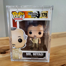 ⭐Karate Kid FUNKO POP: MR. MIYAGI #179 VAULTED (RARE) MIYAGI-DO GOOD CONDITION a picture