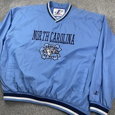 North Carolina Tar Heels Jacket Men XL Pullover Windbreaker UNC Vintage Y2K 90s picture