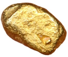 PURE GOLD NUGGET ALASKAN YUKON BC NATURAL SMALL ROCK AUTHENTIC RAW FINE 22k .05g picture