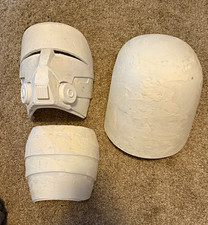 Star Wars The Clone Wars Commander Wolffe Snow Trooper Helmet 3D Printed Pieces picture