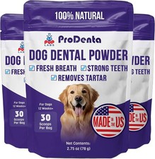 3x Pup Labs ProDenta Dog Dental Powder (90 Scoops) Exp 12/2027 ORIGINAL BRANDED picture