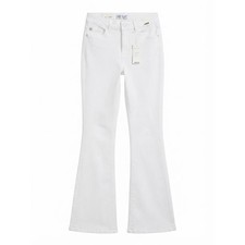 NEW Judy Blue White Mid Rise Flare Jeans Style Size 7/28 Wide Leg picture