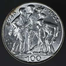 Czechoslovakia 1955 100 Koruna Liberation Choice BU A3386 picture