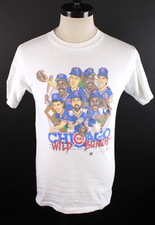 Vintage 1989 Salem Sportswear Chicago Cubs Wild Bunch T-Shirt Mens Large USA picture