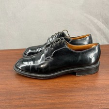 Church's Shannon Custom Grade Mens 9 D Dress Shoes Black Polished Leather Derby picture