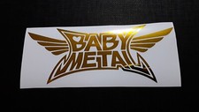 Babymetal Logo Holo Foil Gold Sticker Vinyl Decal Baby Metal Waterproof picture