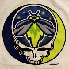 Grateful Dead Columbia Fireflies Mens T-Shirt Bear Logo Minors Baseball Tee 2XL picture