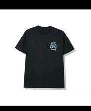 Anti Social Social Club X Fragment Blue Bolt T-Shirt Tee picture